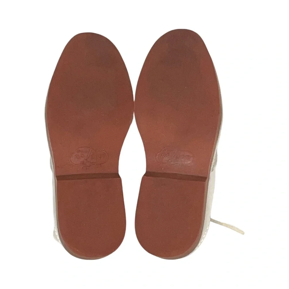 Sperry TopSider Boat Shoes Lace Up Oxford Plain Toe Sand Suede Size 10 Drop Heel